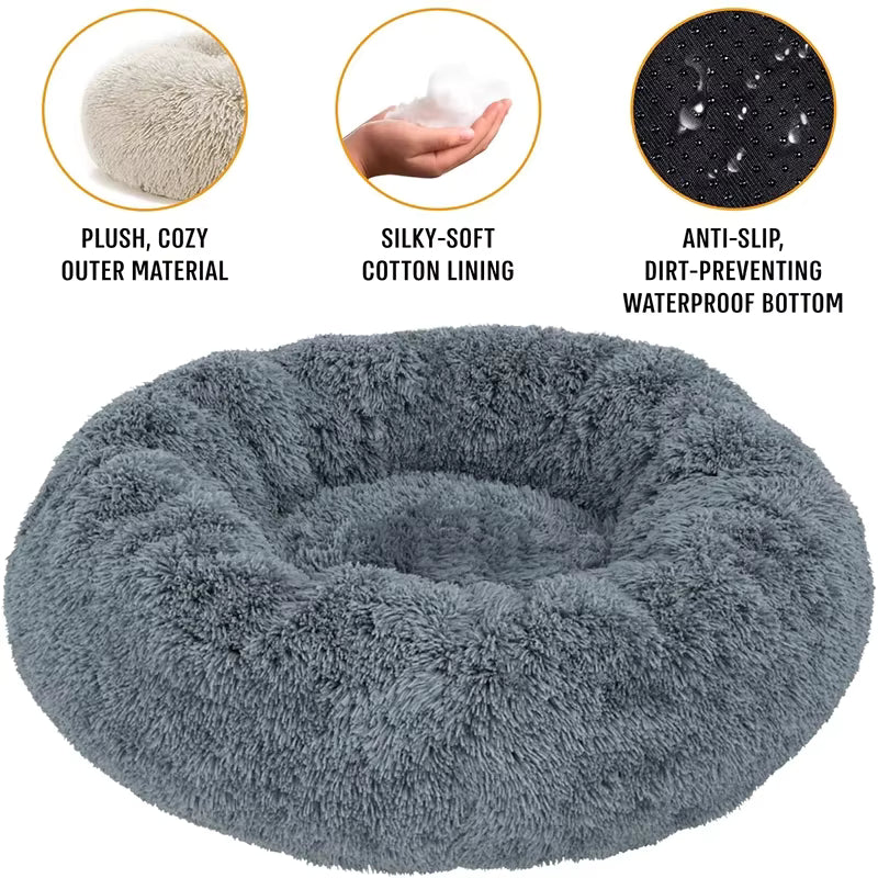 Soothing Donut Dog Bed
