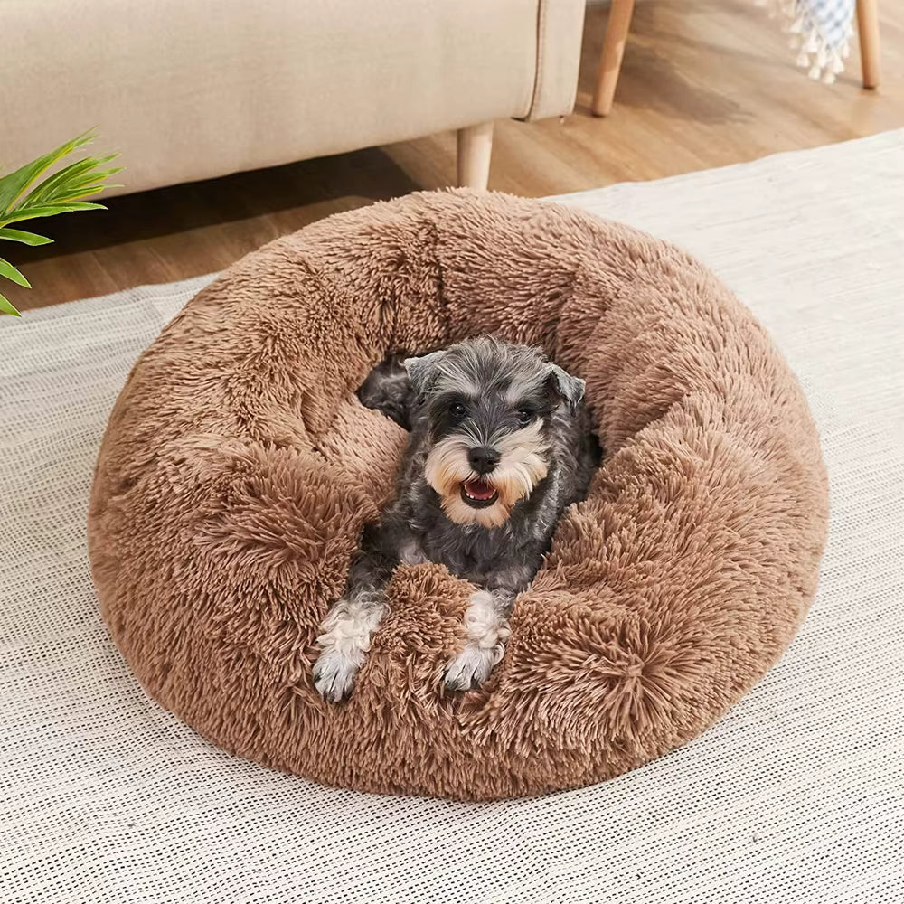 Soothing Donut Dog Bed